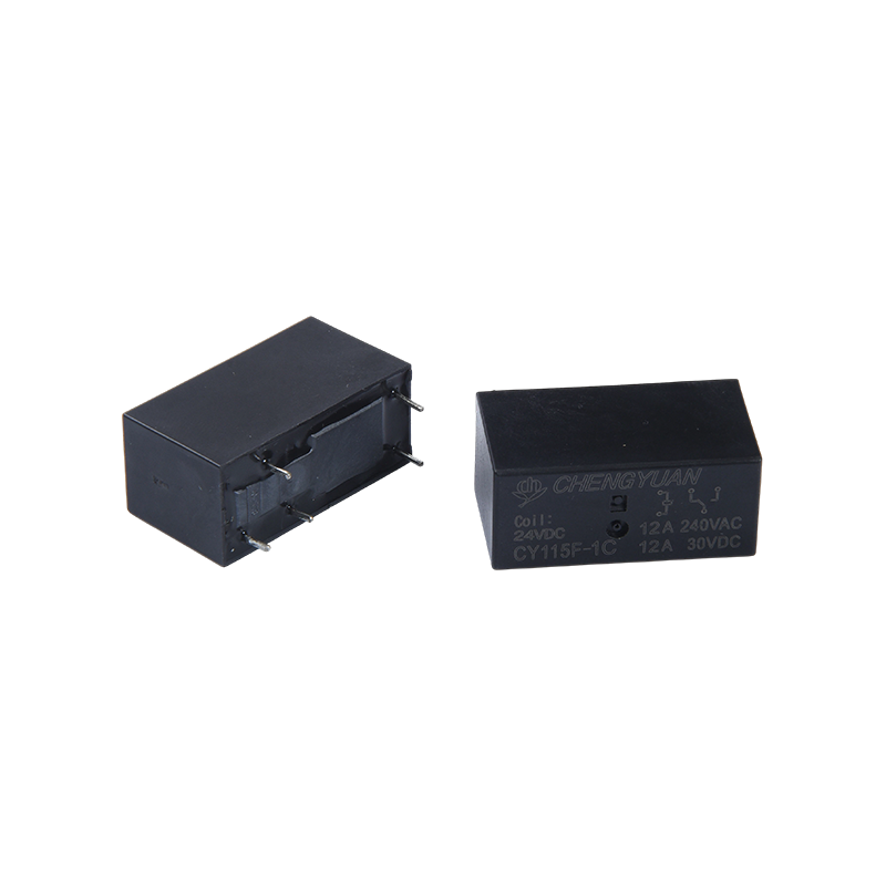 CY115F1继电器、SPSP PCB继电器、JQX-115F、12A 0.4W 5PIN继电器、115F电源继电器.