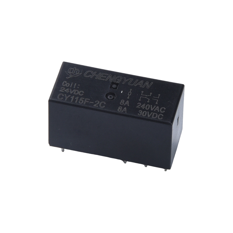 CY115F2继电器、DPDT PCB继电器、JQX-115F、8A 0.4W 8PIN继电器、PCB 2C继电器、115F电源继电器