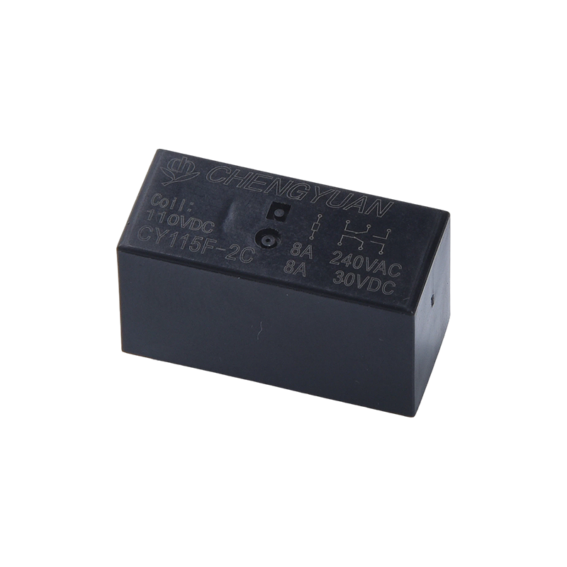 CY115F2继电器、DPDT PCB继电器、JQX-115F、8A 0.4W 8PIN继电器、PCB 2C继电器、115F电源继电器
