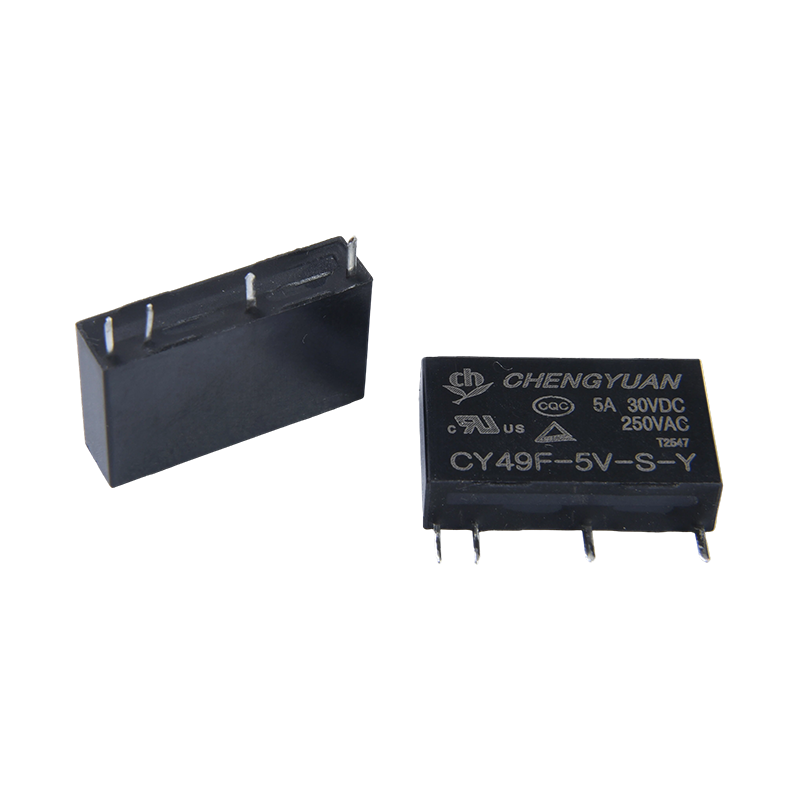 CY49F继电器,纤薄功率继电器,49F继电器,信号继电器,4PIN PCB 5A 0.12W小型继电器.