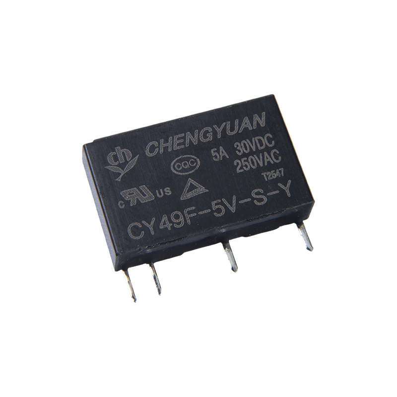 CY49F继电器,纤薄功率继电器,49F继电器,信号继电器,4PIN PCB 5A 0.12W小型继电器.