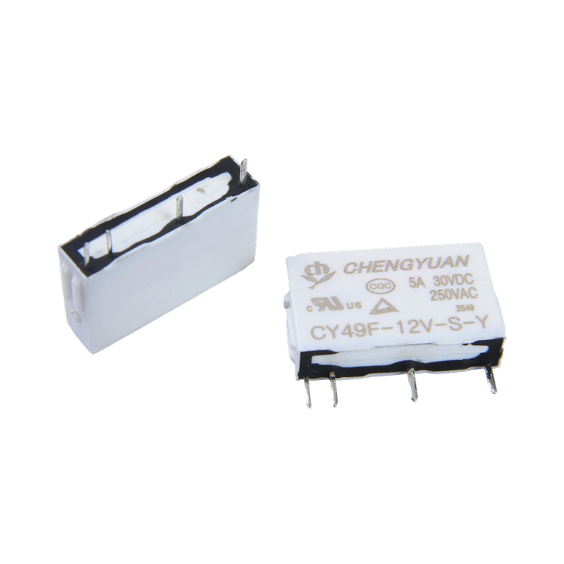 CY49F继电器,纤薄功率继电器,49F继电器,信号继电器,4PIN PCB 5A 0.12W小型继电器.