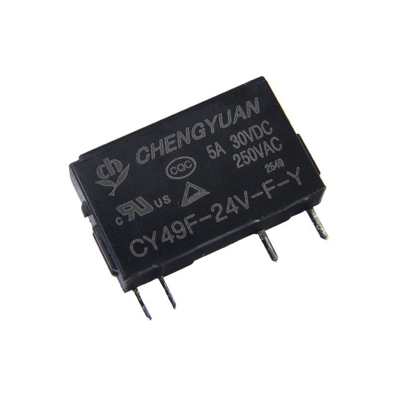 CY49F继电器,纤薄功率继电器,49F继电器,信号继电器,4PIN PCB 5A 0.12W小型继电器.