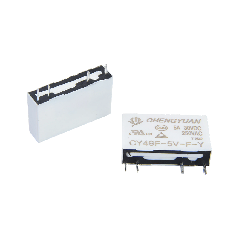 CY49F继电器,纤薄功率继电器,49F继电器,信号继电器,4PIN PCB 5A 0.12W小型继电器.