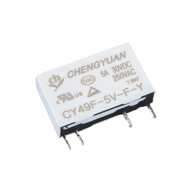 CY49F继电器,纤薄功率继电器,49F继电器,信号继电器,4PIN PCB 5A 0.12W小型继电器.