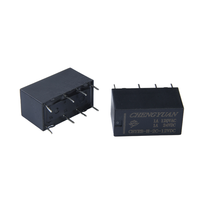 CHYRB继电器,4078继电器,PCB 8PIN继电器,JRC-19F,DPDT信号继电器,0.15W PCB小型8PIN继电器.