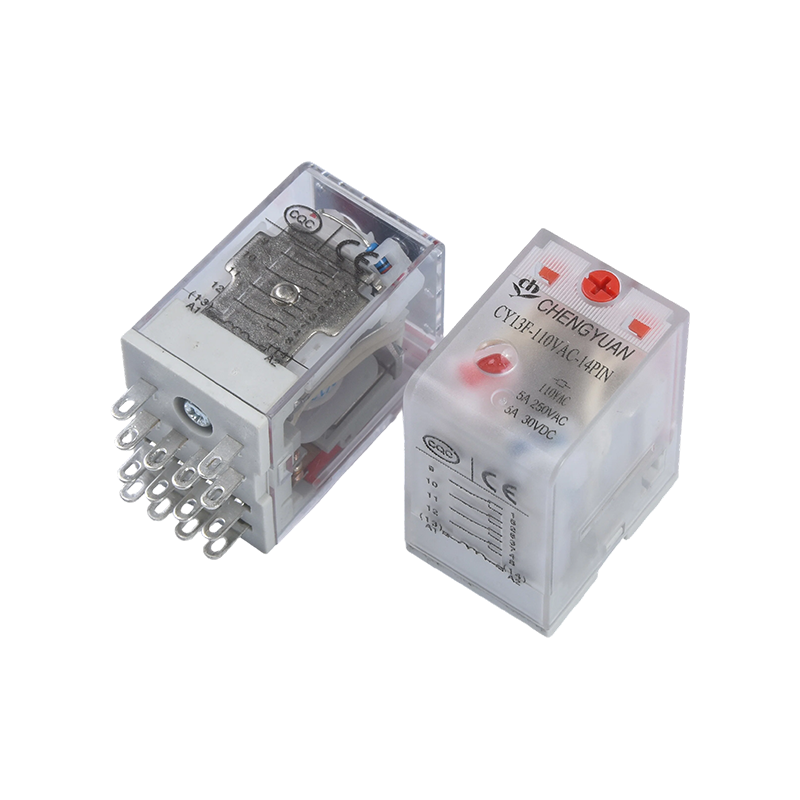 CY13F继电器,电源继电器4PDT,JQX-13F,工业电源继电器,4PDT/4Z,MY4 LY4.14PIN