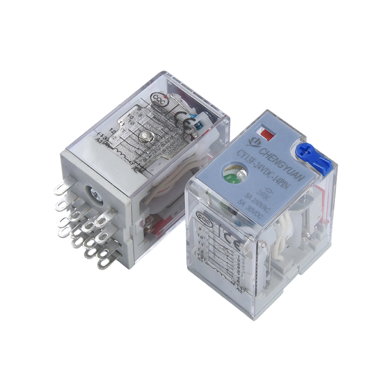 CY13F继电器,电源继电器4PDT,JQX-13F,工业电源继电器,4PDT/4Z,MY4 LY4.14PIN