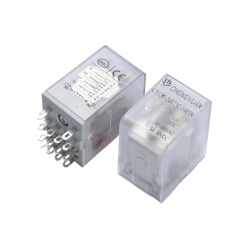 CY13F继电器,电源继电器4PDT,JQX-13F,工业电源继电器,4PDT/4Z,MY4 LY4.14PIN