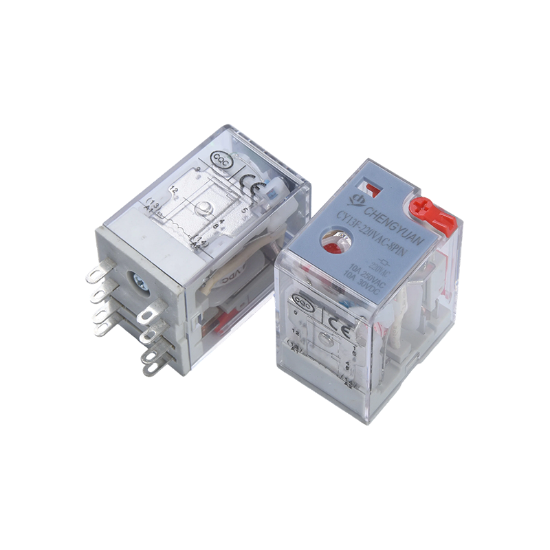 CY13F继电器,电源继电器DPDT,JQX-13F,工业电源继电器,DPDT/2Z,MY2 LY2.8PIN 
